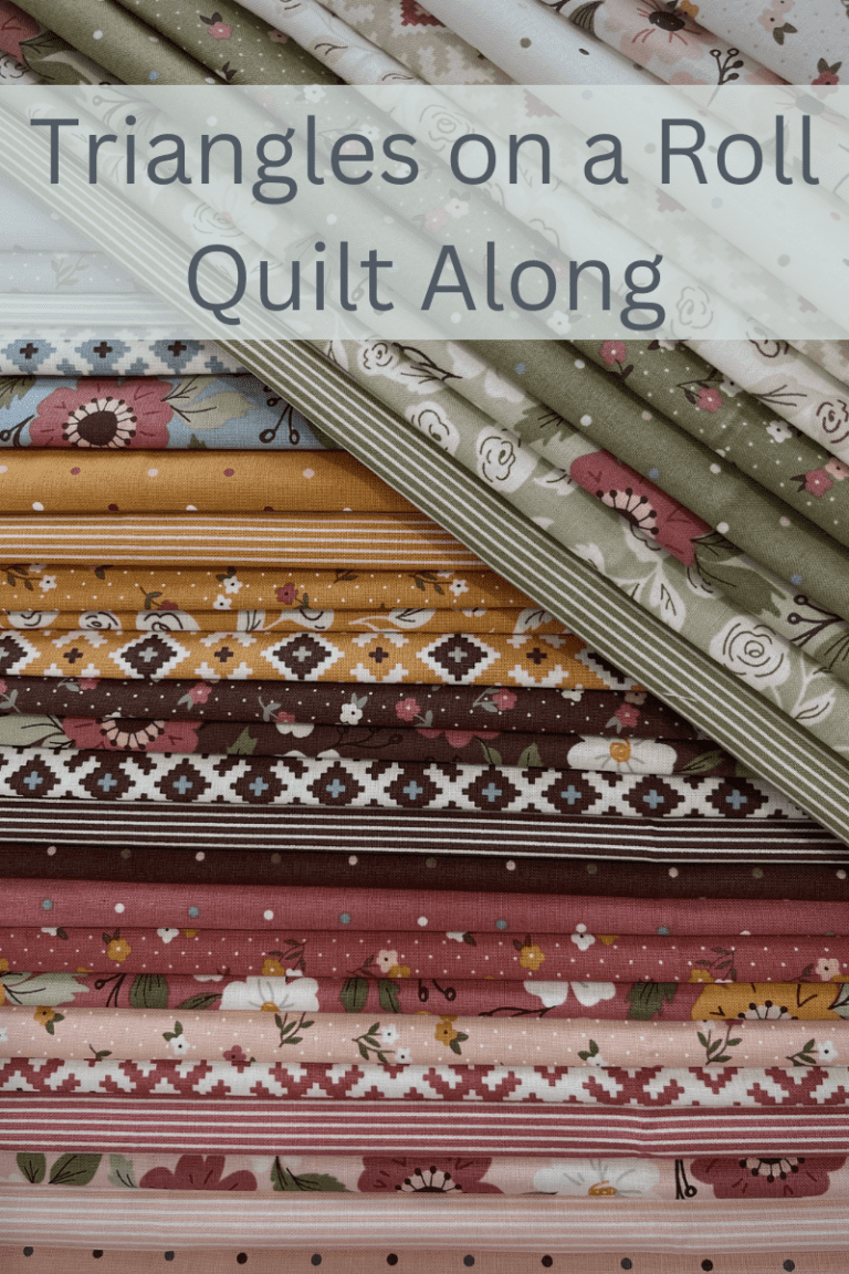 Triangles on a Roll Quilt Along