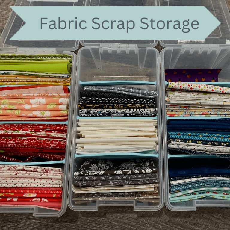Quilt Scrap Organization