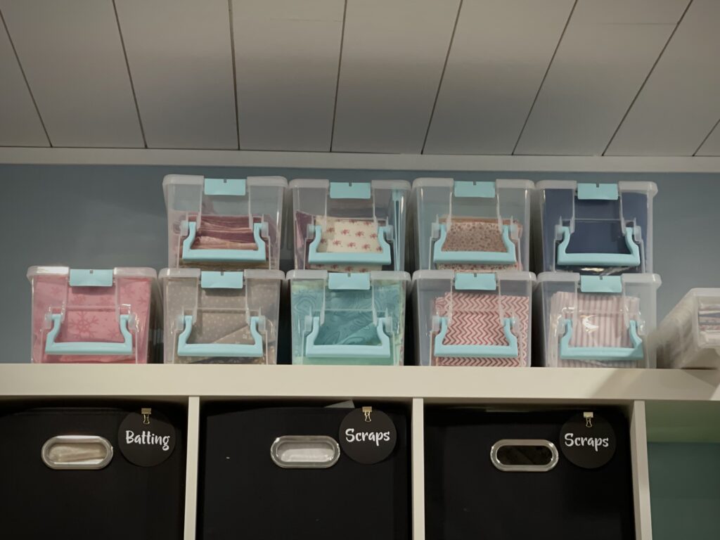 Quilt Scrap Storage