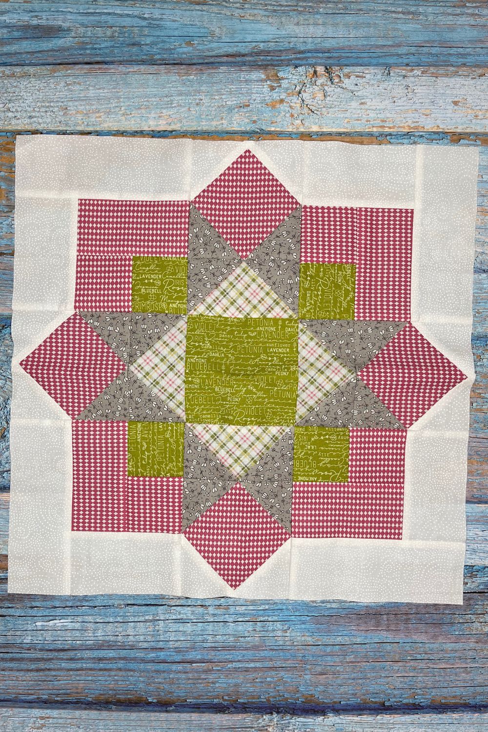 Barn Star Sampler Moroccan Star Block