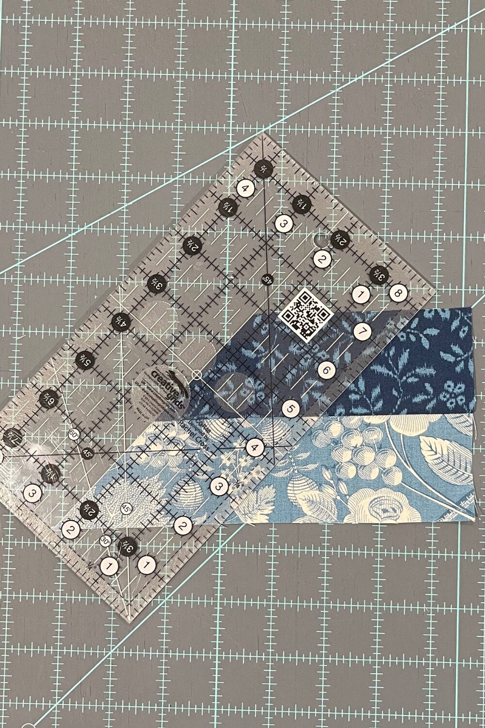 Bias Cutting Quilt Block