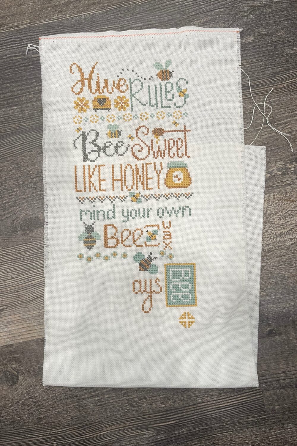 Hive rules by Primrose Cottage Stitches Cross Stitch chart