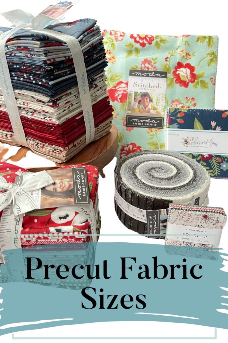 Quilting Precut Fabric Sizes
