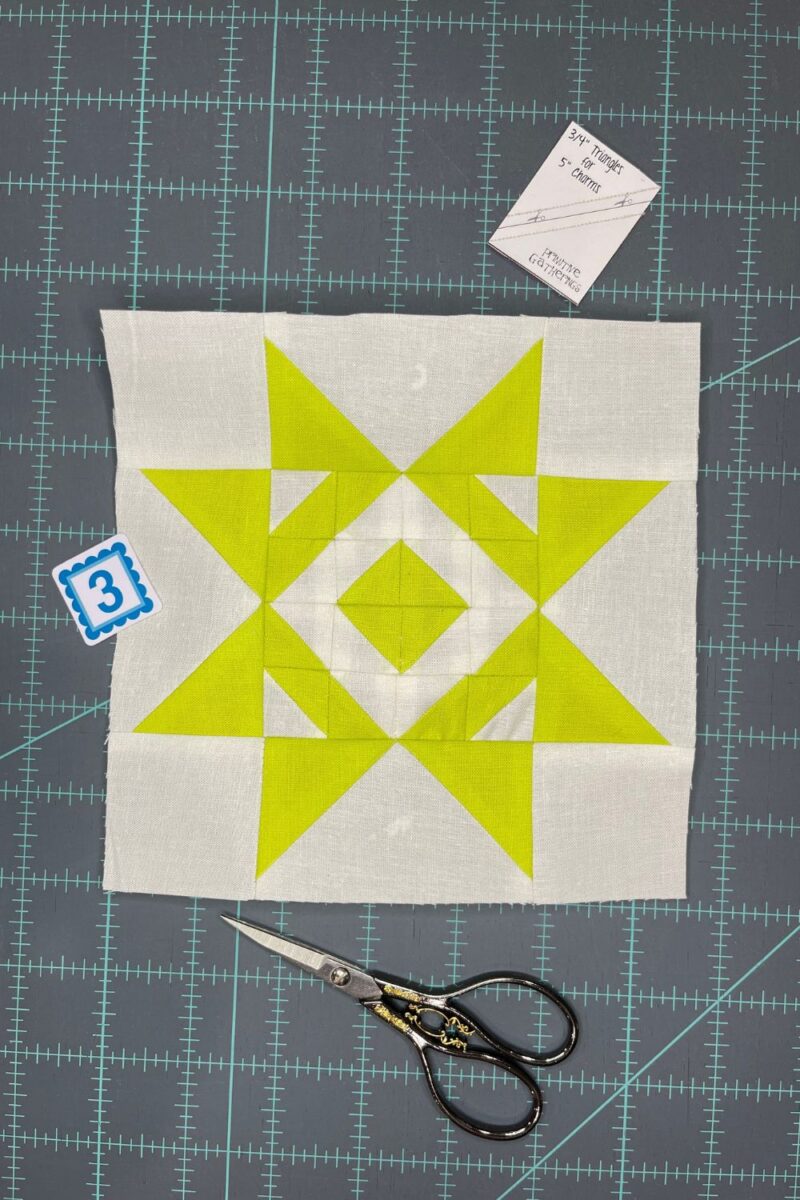 Half Square Triangle Block