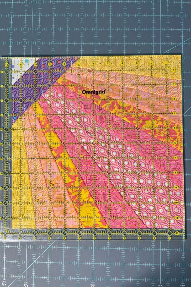 Square quilt ruler