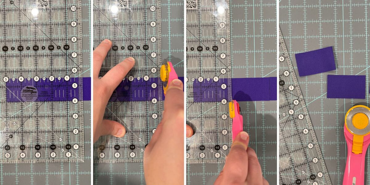 Cutting with quilt rulers