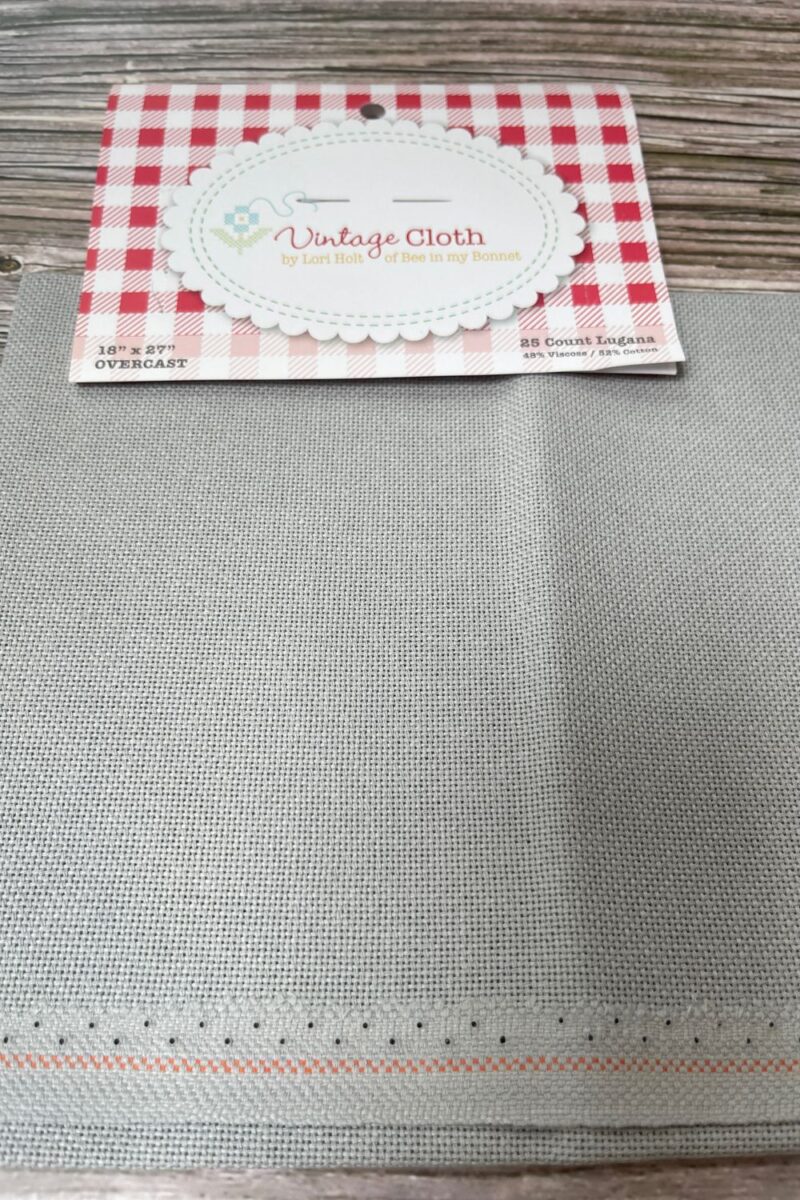 25 count Lugana Evenweave Cross stitch fabric by Lori Holt of Bee in my Bonnet