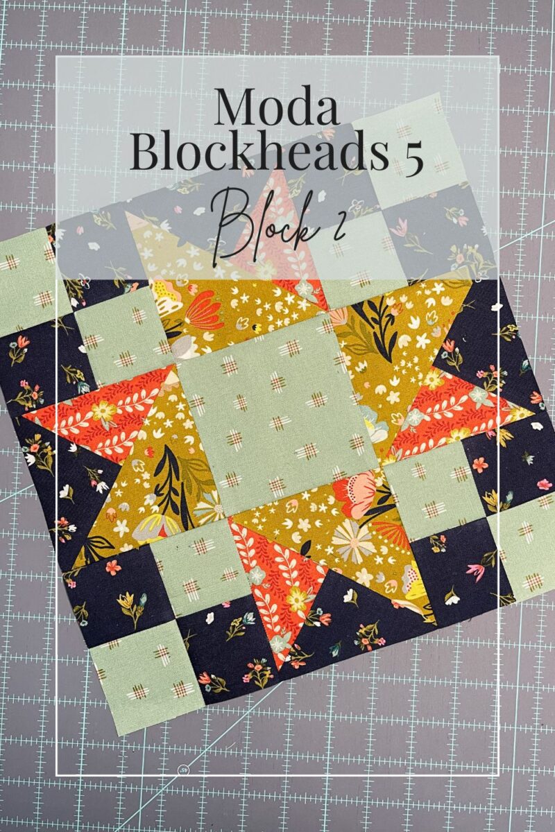 Moda Blockheads 5 Block 2. Galaxy Star block by JOANNA FIGUEROA of Fig Tree Quilt Co. made with Fancy That Design House fabrics.