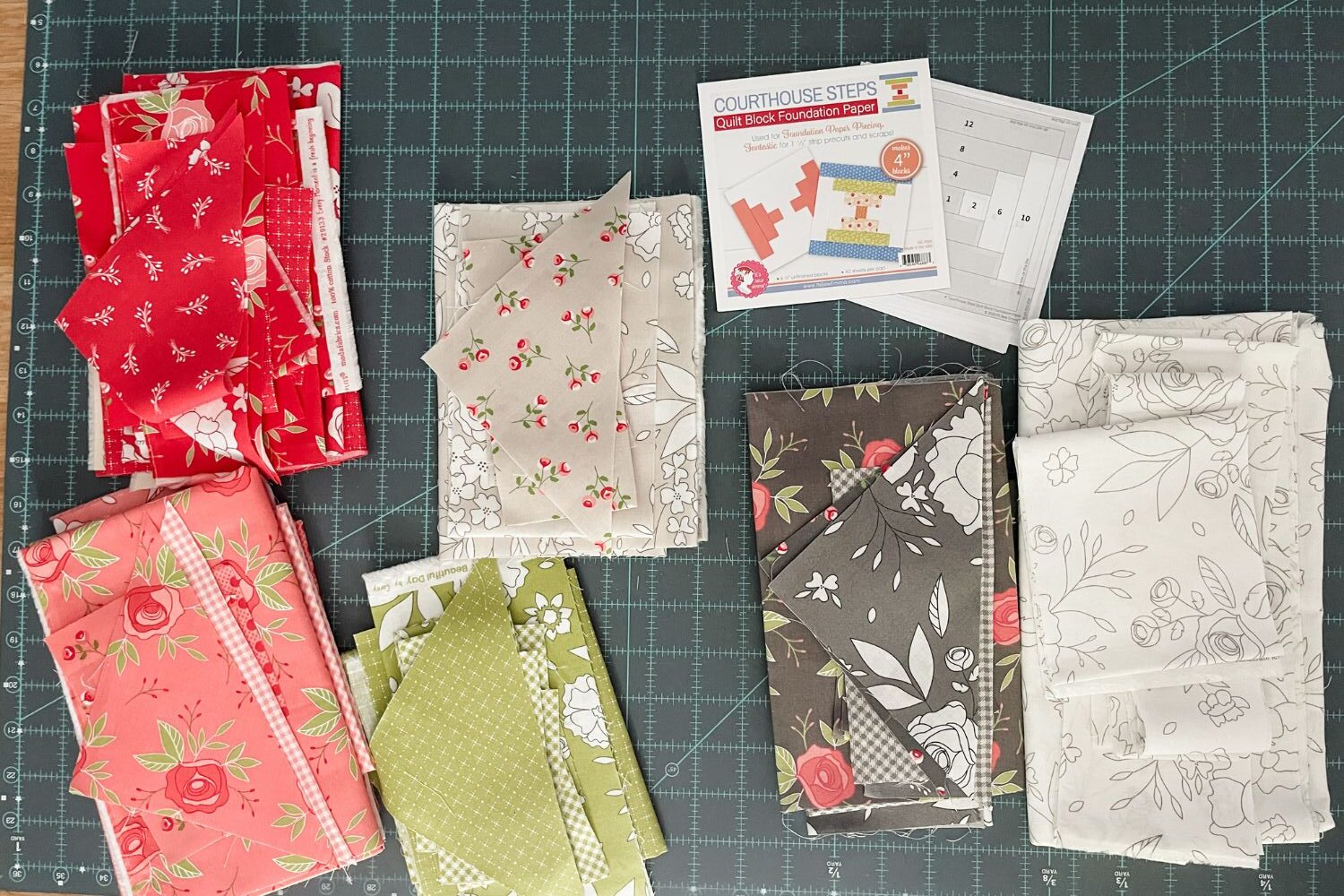 Scrap fabric of Beautiful Day by Corey Yoder