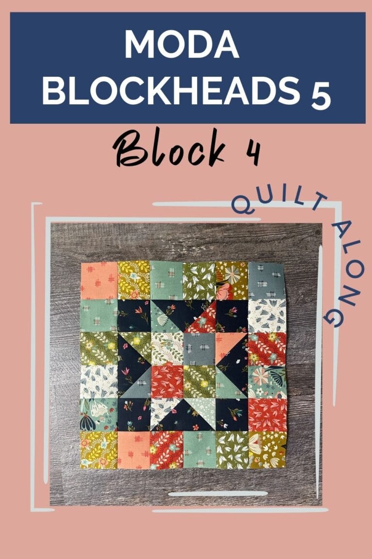 Blockheads 3 Moda Blockheads 5 Block 4 - Treeline Quilting