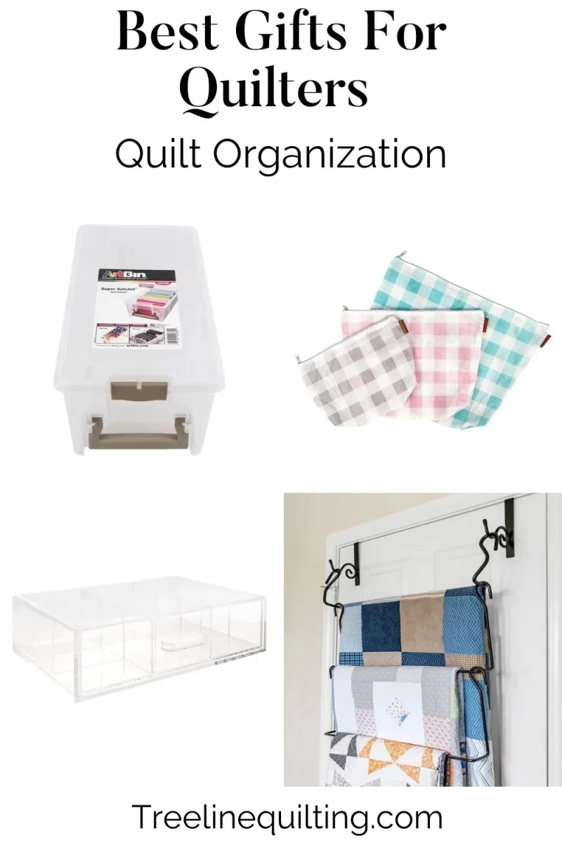 Art bin storage container, mesh project bags, acrylic storage drawer, over the door quilt rack