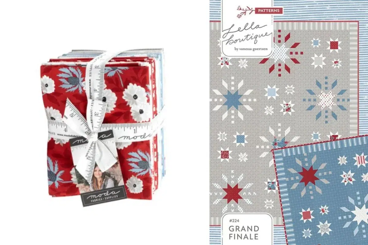 Old Glory fabric by Lella Boutique and the Grand Finale pattern.