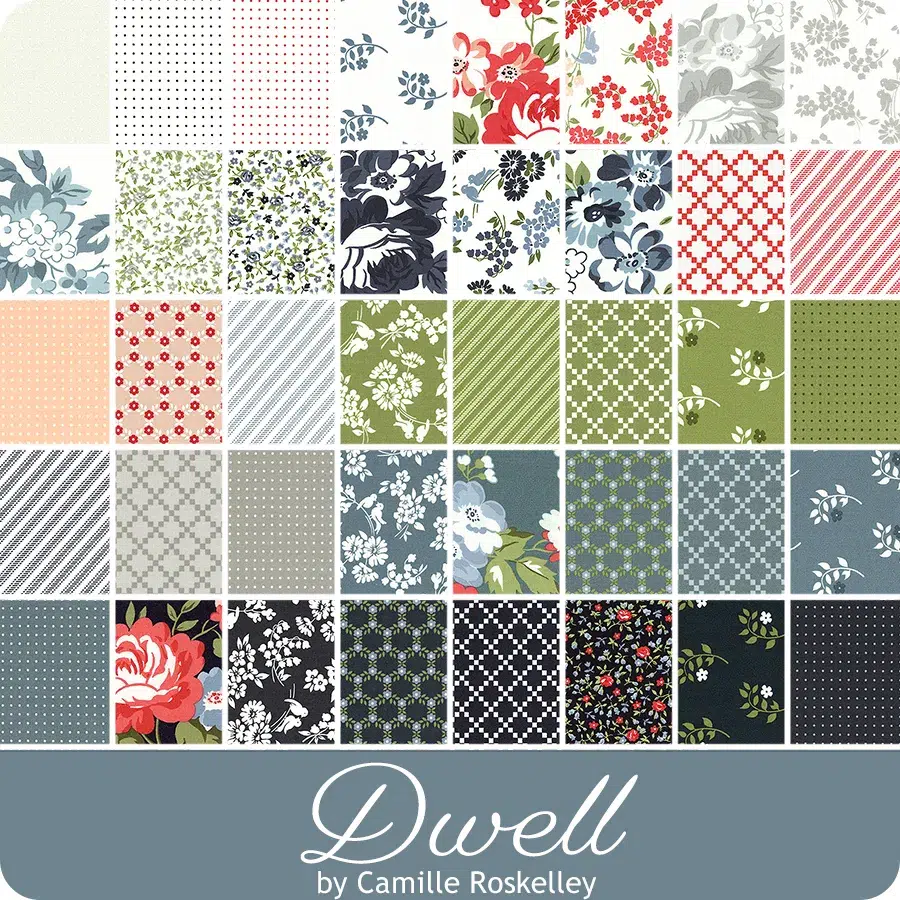 Dwell Fabric Collection swatches for all of the fabrics