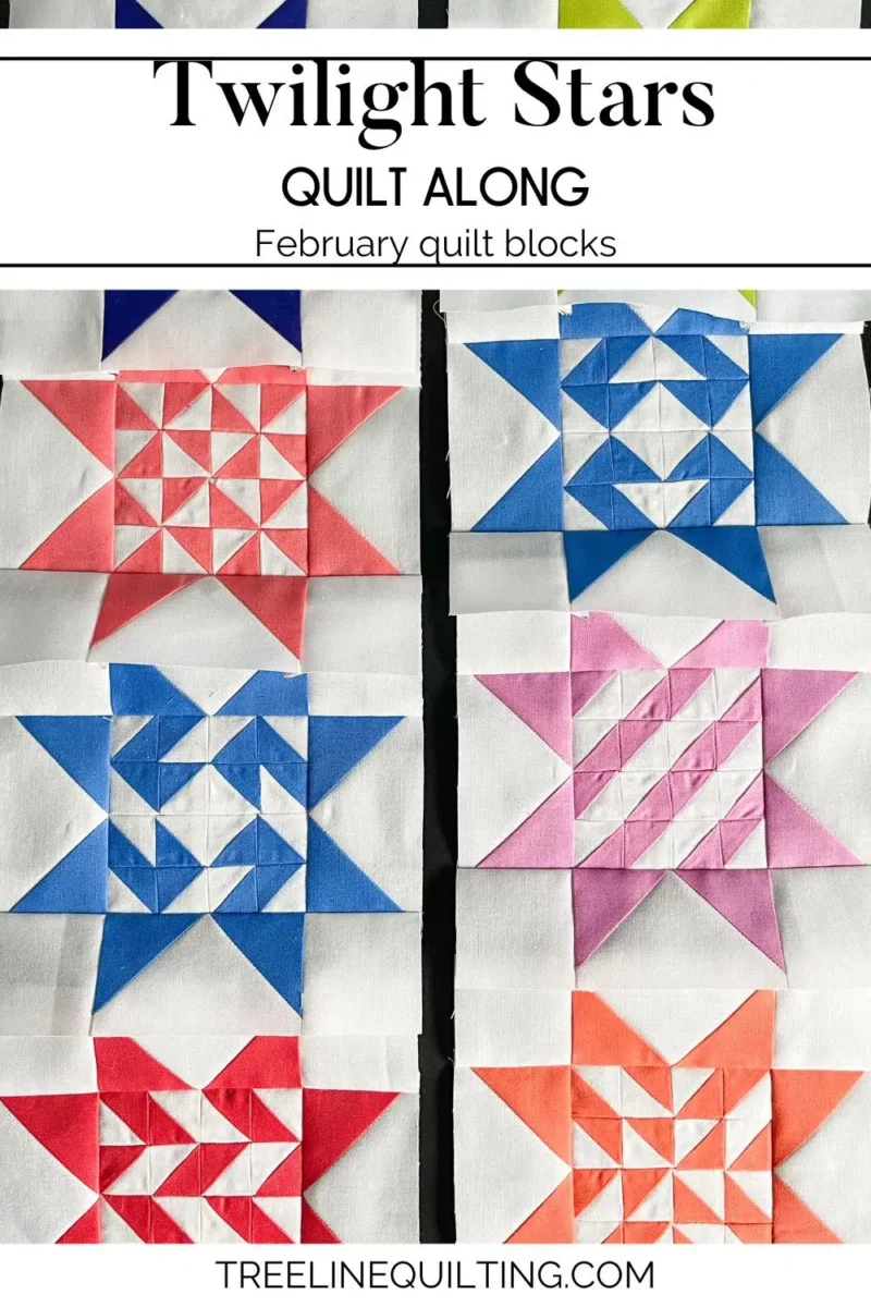 8 quilt blocks for the Twilight Stars Quilt Along cover image