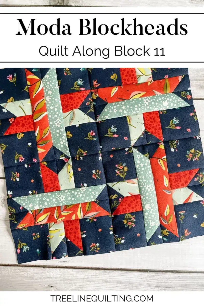Cover Image for Moda Blockheads 5 Group 2 Block 11, the Shooting Star quilt block