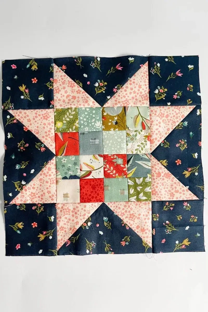 16 patch star block for Moda Blockheads 5 block 10