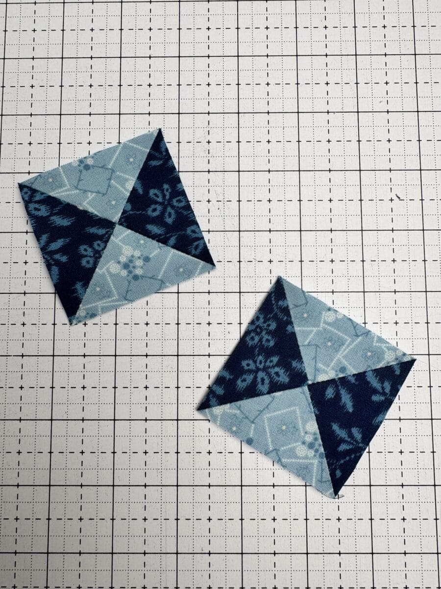 Two completed Hourglass units