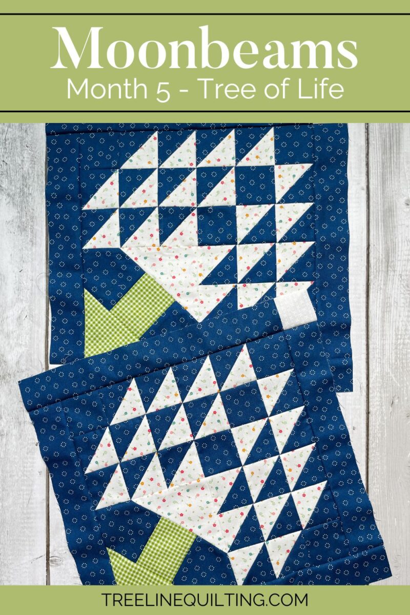 Cover image for Moonbeams month 5 - Tree of Life quilt blocks
