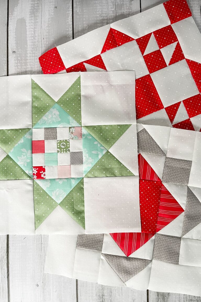 Month 11 quilt blocks for the Shine Bright Sampler quilt along