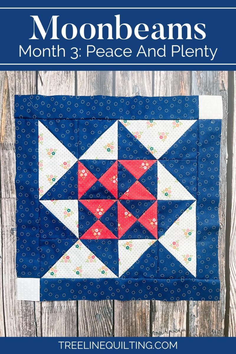 Moonbeams charity quilt month 3 cover image