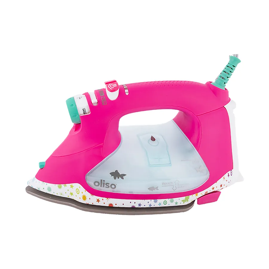 Tula Pink Auto Lift ProPlus Iron
Oliso in hot pink