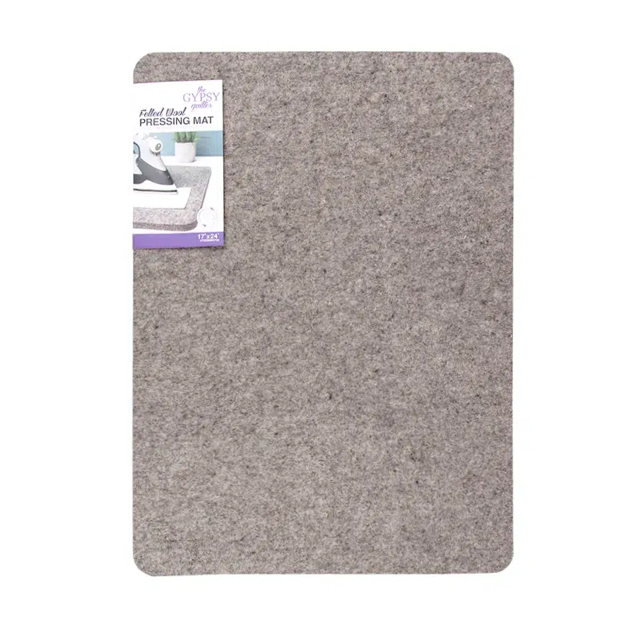 17" x 24" Grey Felted Wool Pressing Mat
The Gypsy Quilter