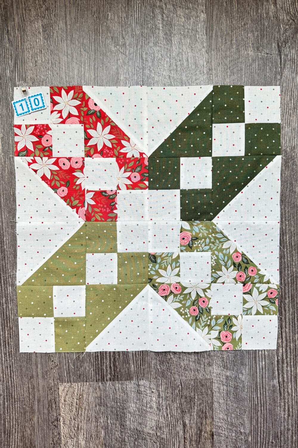 Timberlan Roses Quilt Jolly Bar 5 Quilt Along – Block 10: XOXO - Treeline Quilting
