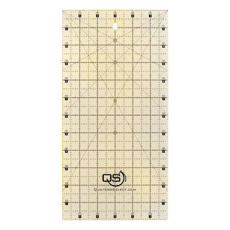 Quilters Select 6 x 12 ruler.
