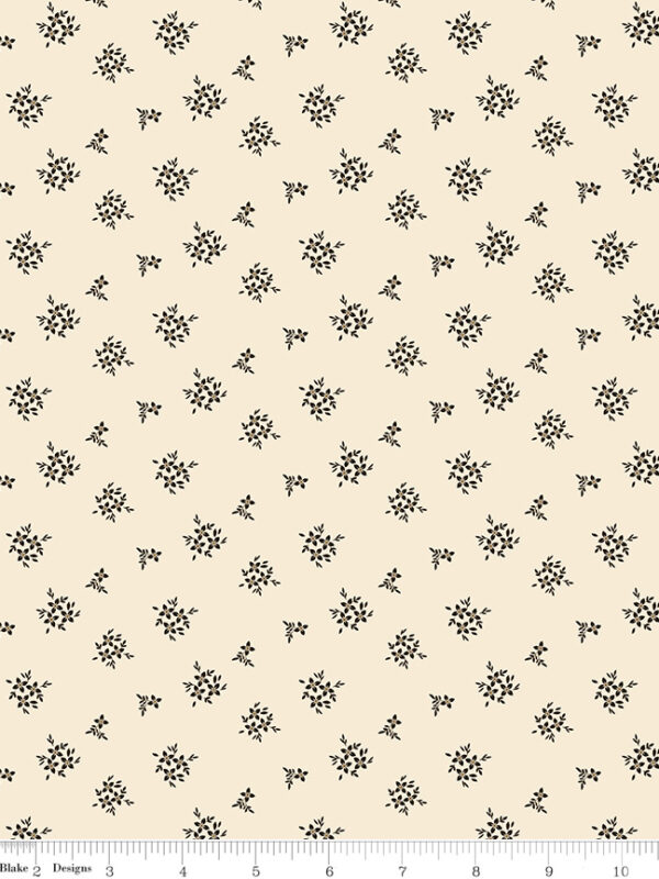 Morning Latte Ditzy Latte by Sandy Gervais for Riley Blake Designs — 100% cotton quilting fabric, 43/44" wide.