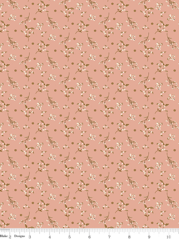 Morning Latte Berries Pink by Sandy Gervais for Riley Blake Designs — 100% cotton quilting fabric, 43/44" wide.
