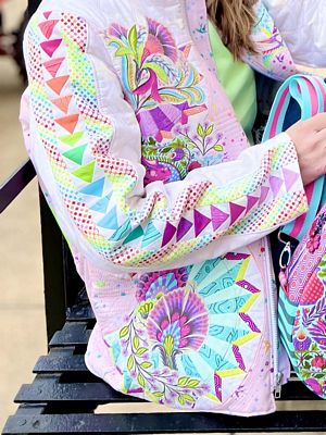 Bella Accent Sleeves Quilt Coat Bella Accent Sleeves FPP Expansion Pack, add-on foundation paper piecing pattern for the Bella Quilt Coat featuring 10 sleeve design variations.