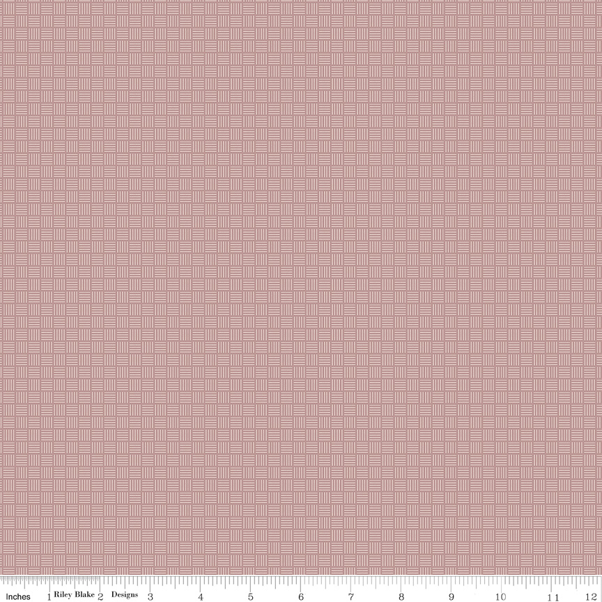 Threads of Grace Main Criss Cross Canyon Rose fabric by Kassidy Grace for Riley Blake Designs, 100% cotton quilting fabric from the Threads of Grace collection.