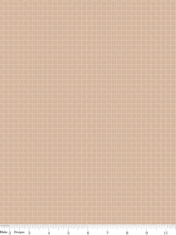 Threads of Grace Main Criss Cross Sand fabric by Kassidy Grace for Riley Blake Designs, 100% cotton quilting fabric from the Threads of Grace collection.