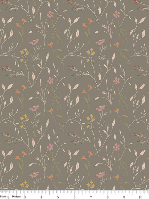 Threads of Grace Main Medium Gray fabric by Kassidy Grace for Riley Blake Designs, 100% cotton quilting fabric from the Threads of Grace collection.