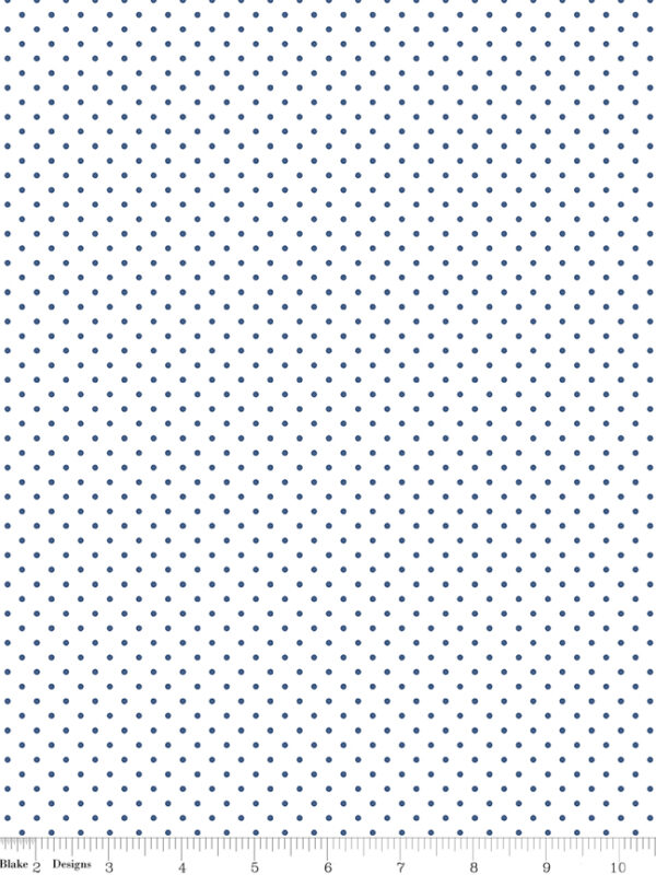Swiss Dot On White Color Denim