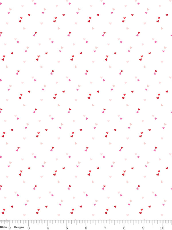 Seasonal Basic Hearts White