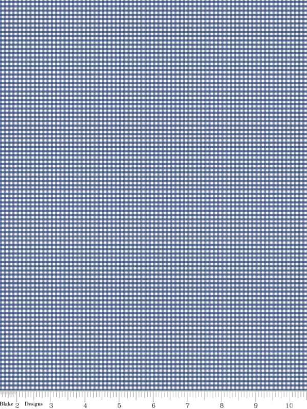 Micro Gingham Denim