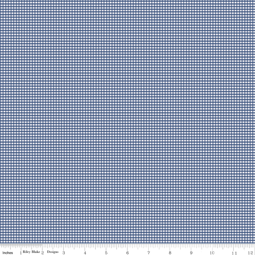 Micro Gingham Denim