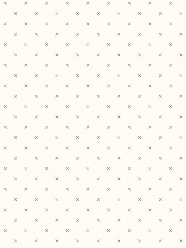 Bee Backgrounds Cross Stitch Blue