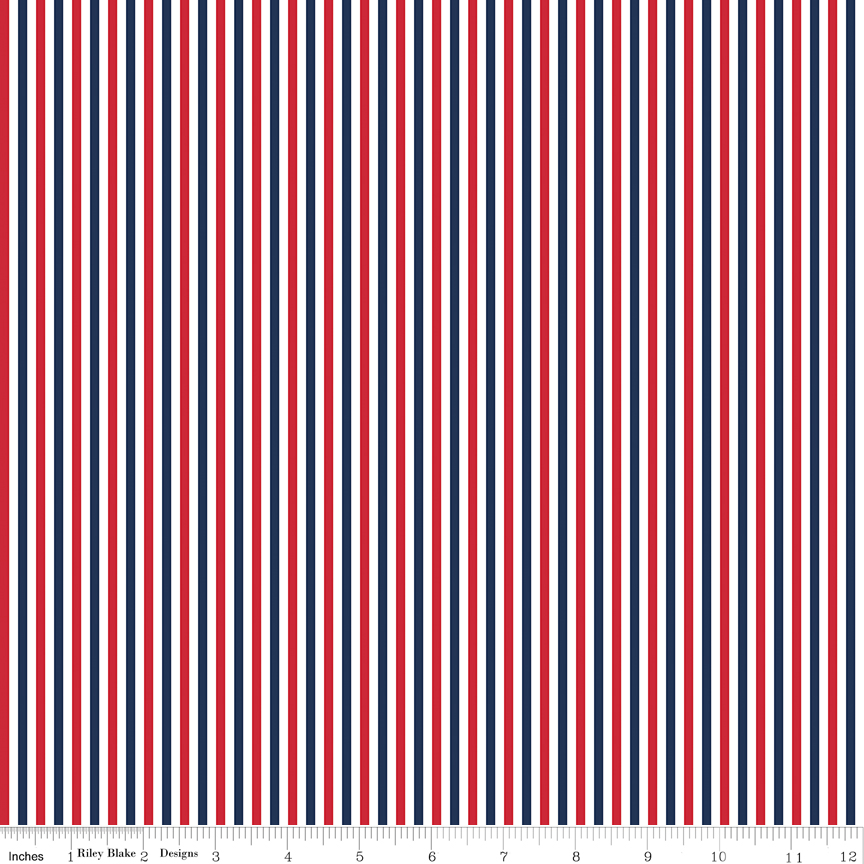 1/8" Stripe Patriotic