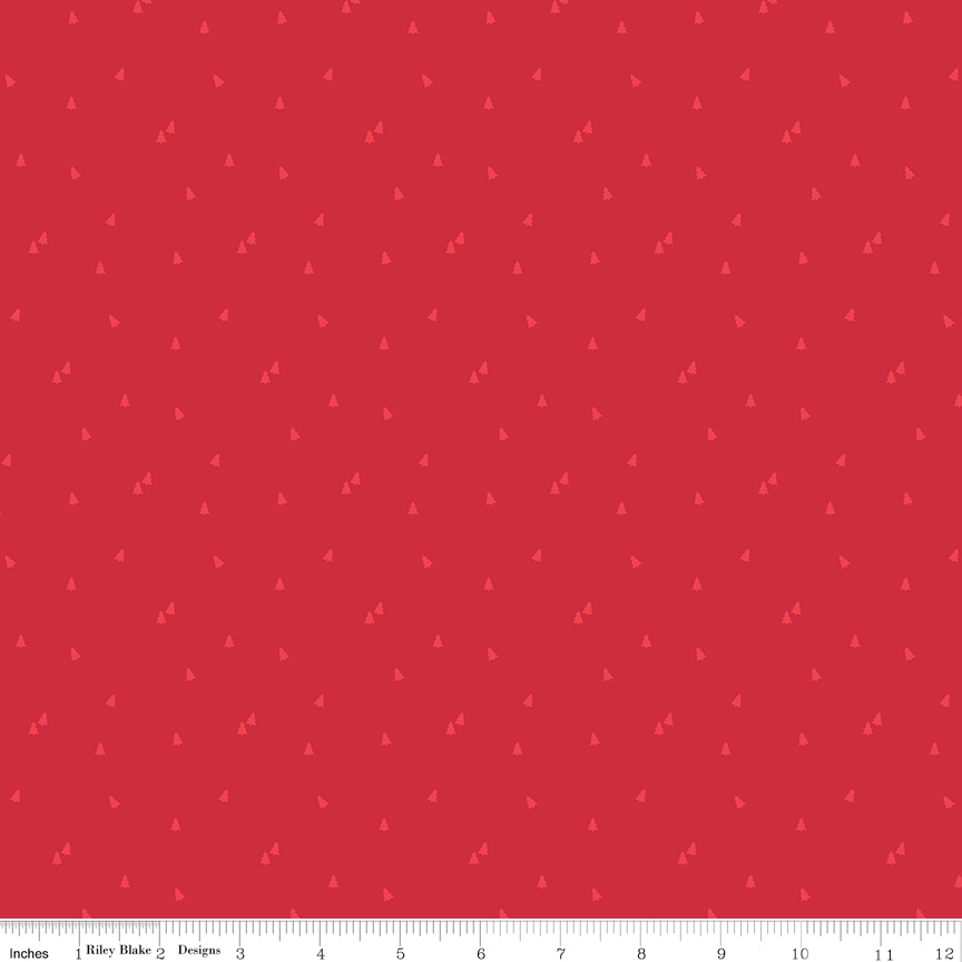 Seasonal Basics Trees Red