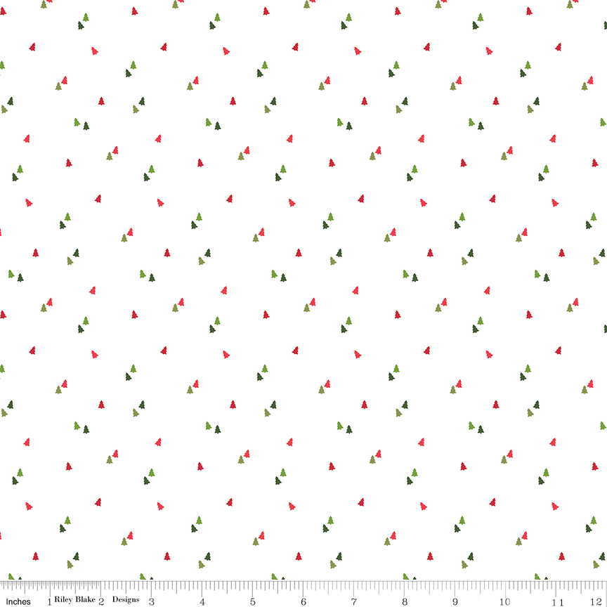 Seasonal Basics Trees White