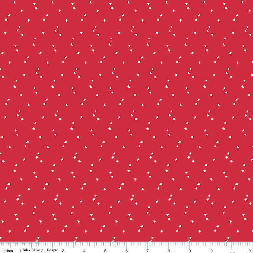 Seasonal Basics Stars Red