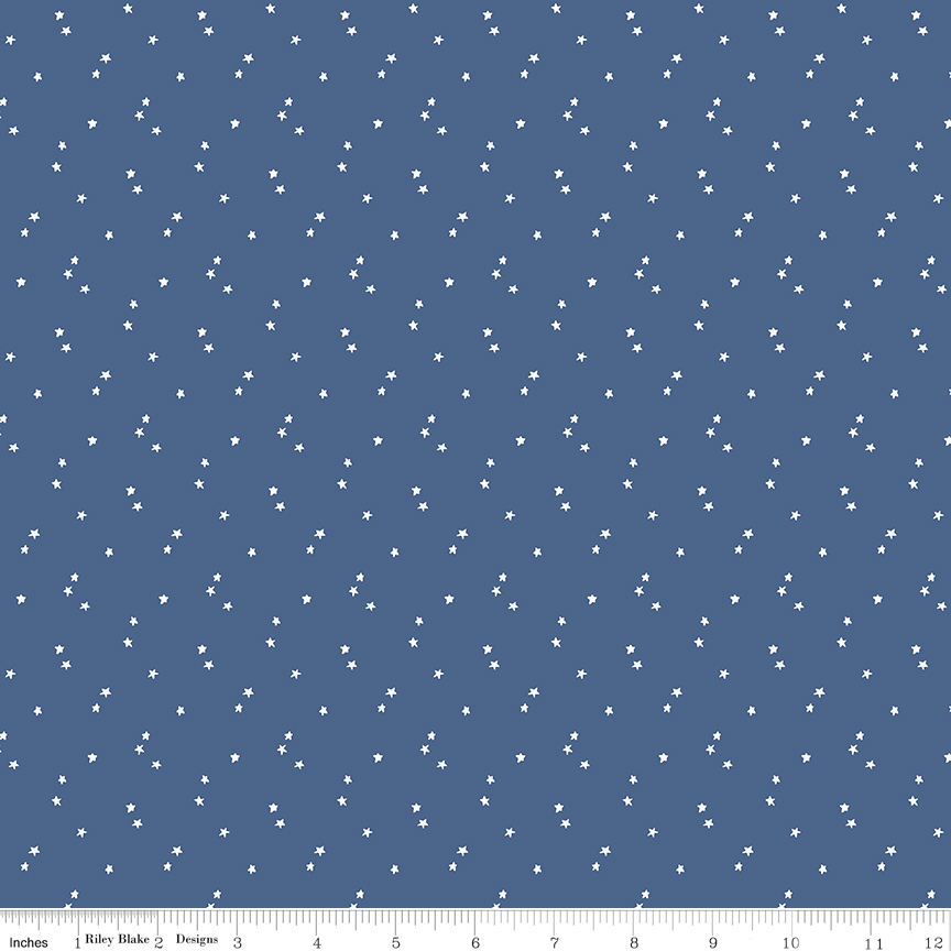 Seasonal Basics Stars Blue