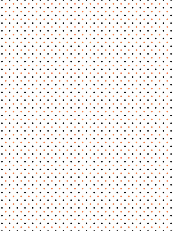 Swiss Dot on White Halloween