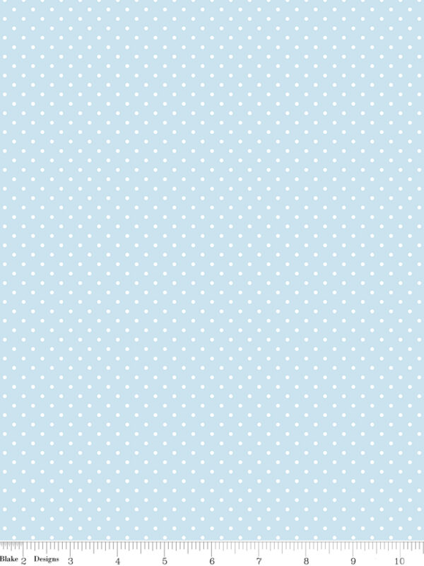 Swiss Dot Boy Blue