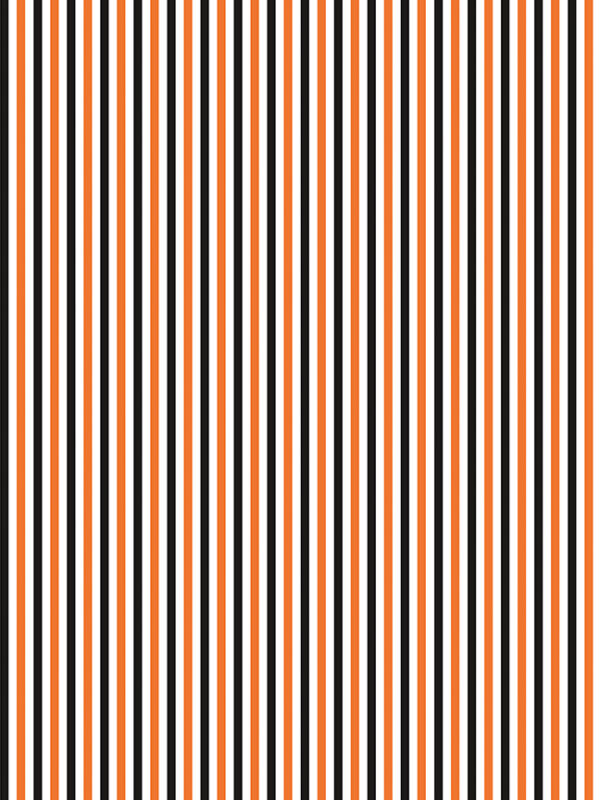 1/8" Stripe Halloween