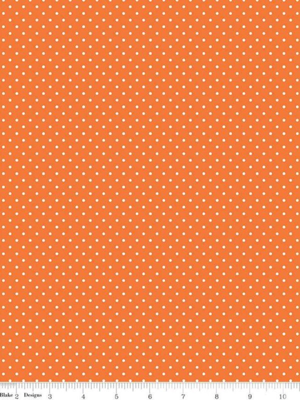 Swiss Dot Orange