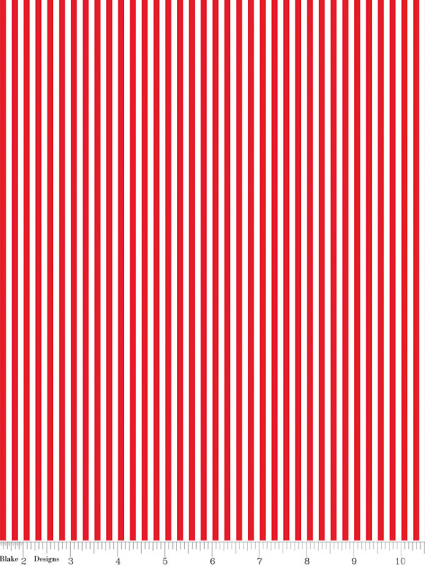 1/8" Stripe Red