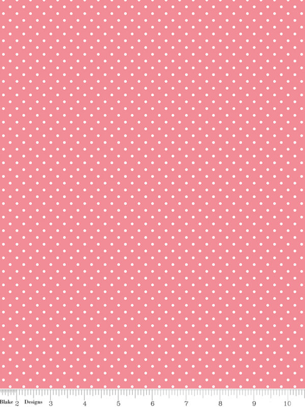 Swiss Dot Sugar Pink